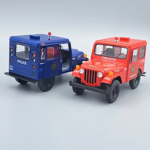 Jeep DJ-5B 1971 Tűzoltó Kinsmart modell autó