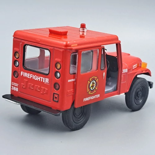 Jeep DJ-5B 1971 Tűzoltó Kinsmart modell autó