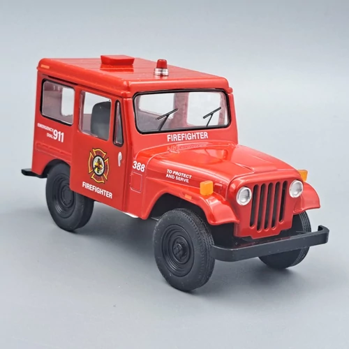 Jeep DJ-5B 1971 Tűzoltó Kinsmart modell autó