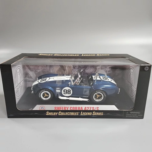 Shelby Cobra 427 S/C 1966 #98 1:18 kék autómodell