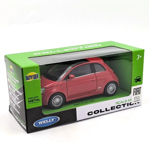 Fiat 500 (2007) piros