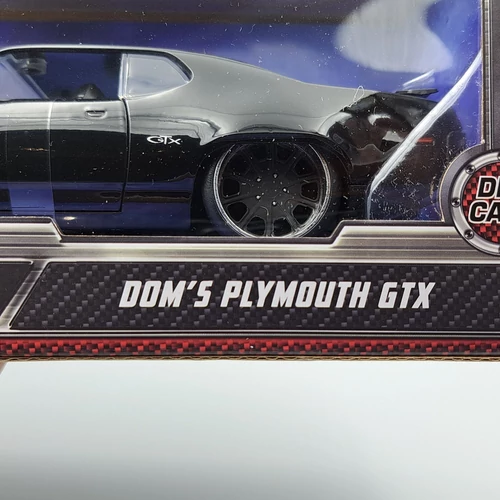 Plymouth GTX 1:24 Dom Halálos iramban fém autó modell Jada