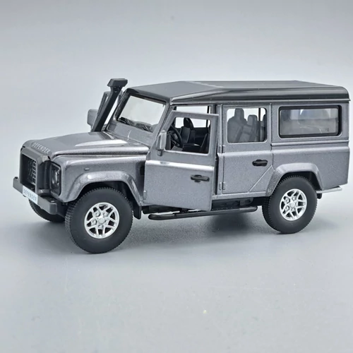 Land rover defender 110 1:36 szürke fém modellautó