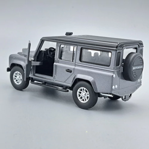 Land rover defender 110 1:36 szürke fém modellautó