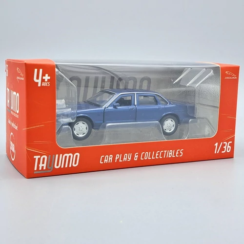 Jaguar XJ6 1:36 Tayumo kék fém autó modell