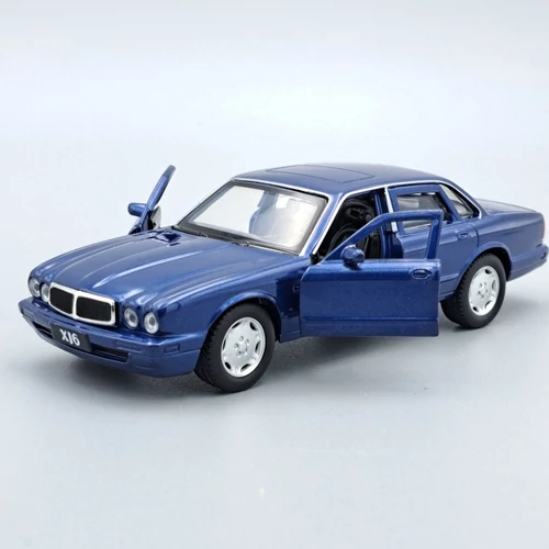 Jaguar XJ6 1:36 Tayumo kék fém autó modell