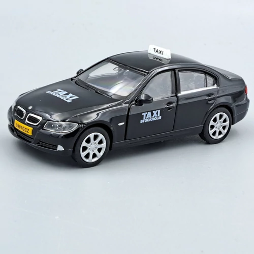 BMW 318i taxi Stockholm 1:38 autó modell Welly