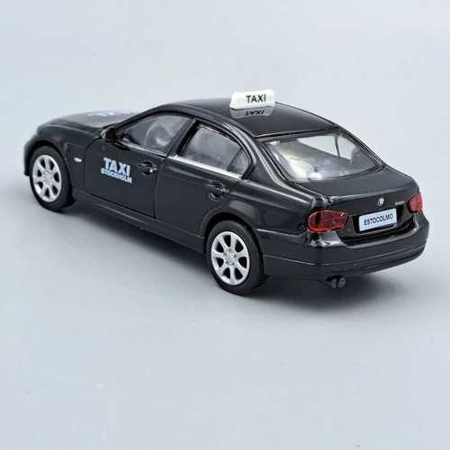 BMW 318i taxi Stockholm 1:38 autó modell Welly