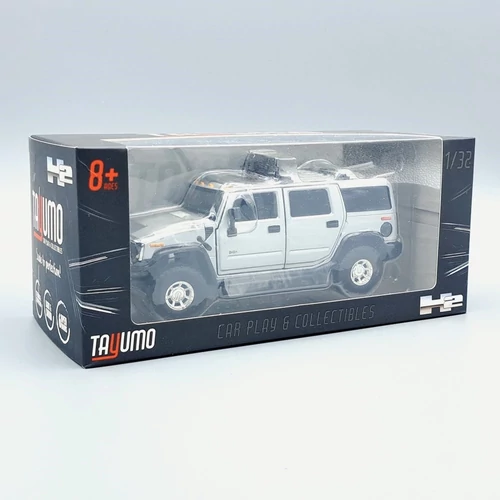 Hummer H2 SUV 1:32 Tayumo szürke fém autó modell