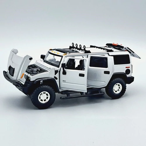 Hummer H2 SUV 1:32 Tayumo szürke fém autó modell