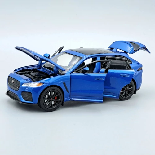 Jaguar F-Pace 1:32 Tayumo kék metál autó