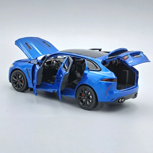 Jaguar F-Pace 1:32 Tayumo kék metál autó