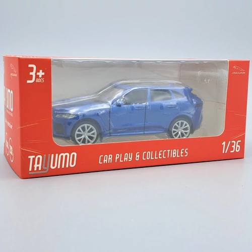 Jaguar F-Pace 1:36 Tayumo kék fém modell autó