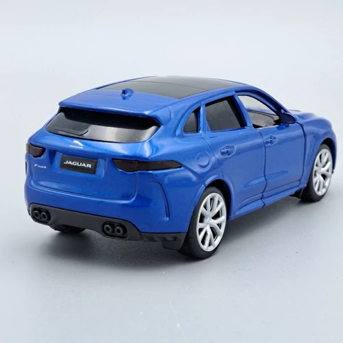 Jaguar F-Pace 1:36 Tayumo kék fém modell autó