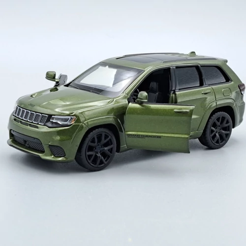 Jeep Grand Cherokee1:36 Tayumo zöld fém autó modell