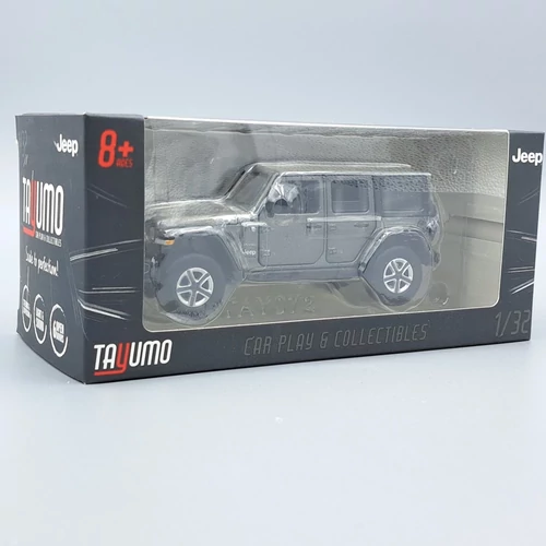 Jeep Wrangler Sahara 1:32 Tayumo szürke fém modell autó