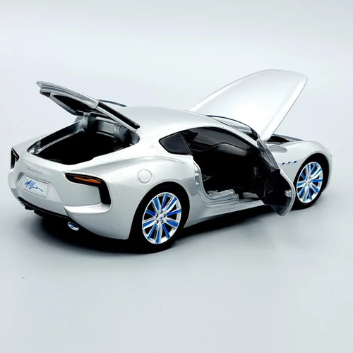 Maserati Alfieri 2014 1:32 ezüst Tayumo autó modell