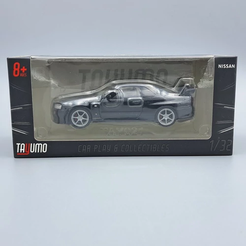 Nissan GT-R34 1:32 Tayumo fekete fém autómodell