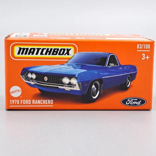 Ford Ranchero 1970 1:64 Matchbox retró fém autó modell játékautó