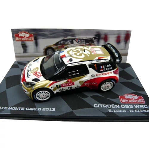 Citroen DS3 WRC #1 Loeb/Elena 2013 1:43 Atlas autó modell