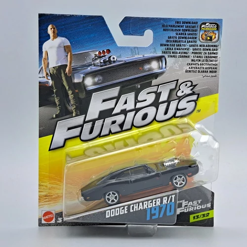 Fast & Furious-Charger R/T 1970 1:64 fém modellautó