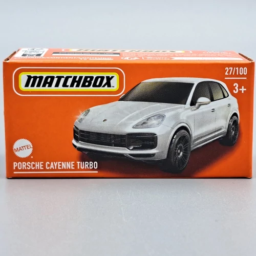 Porsche Cayenne Turbo fehér 1:64 Matchbox kisautó