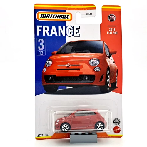 Fiat 500 2019 Matchbox France kisautó