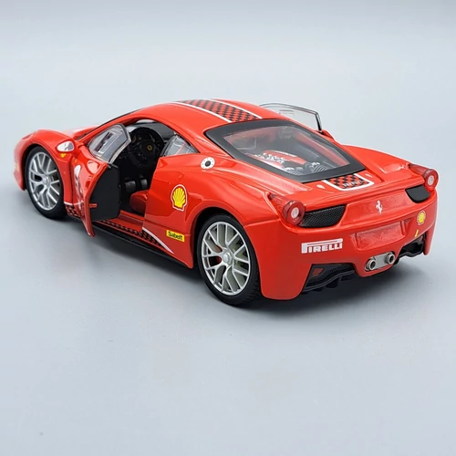 Ferrari 458 Challenge #5 2010 1:24 Bburago fém autómodell