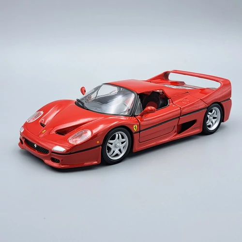 Ferrari F50 1995 1:24 Vitrinben piros Bburago fémautó