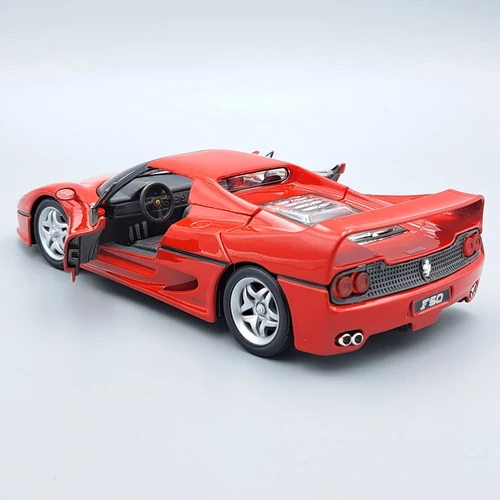 Ferrari F50 1995 1:24 Vitrinben piros Bburago fémautó