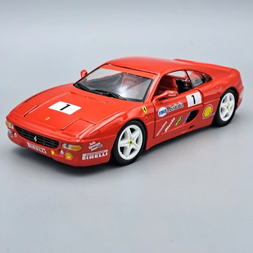 Ferrari F355 Challenge N 1 1995 1:24 fém Burago modellautó