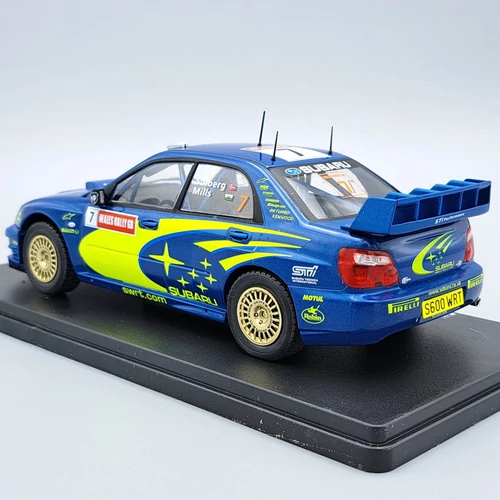 Subaru Impreza S9 WRC GB 2003 #7 1:24 fém modellautó