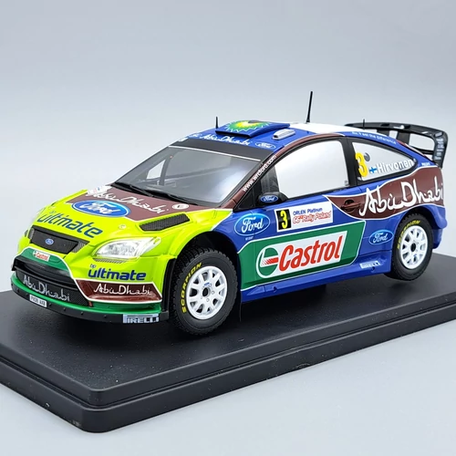 Ford Focus RS WRC #3 Rally 2009 1:24 fém autó modell