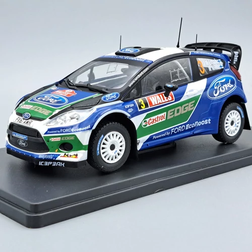 Ford Fiesta RS #3 Rally GB 2012 1:24 fém autómodell