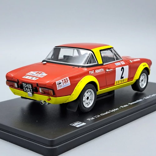 Fiat 124 Abarth #2 Rally 1974 1:24 fém modellautó