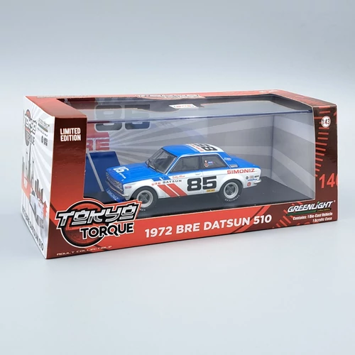 Datsun 510 1972 1:43 B.Allison retró fém autó modell