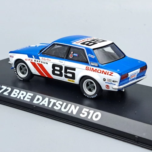 Datsun 510 1972 1:43 B.Allison retró fém autó modell