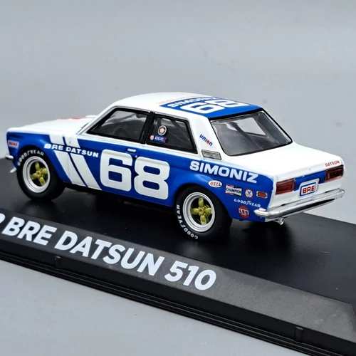 Datsun 510 1972 1:43 P.Gregg Greenlight retró fém modell autó
