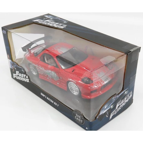 Mazda RX-7 1:24 Halálos iramban piros autó modell