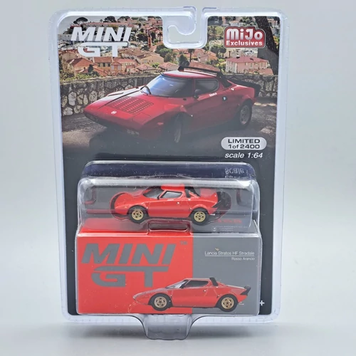  Lancia Stratos HF Stradle 1:64 MiniGt fém autómodell