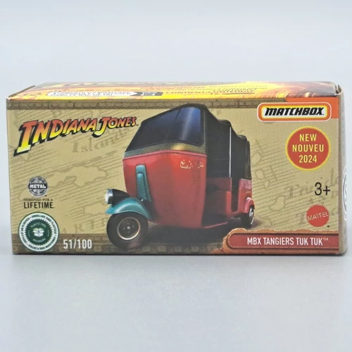 MBX Tangiers Tuk Tuk Indiana J. 1:64 Matchbox autó modell