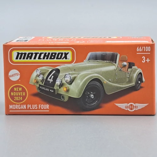 Morgan Plus Four 1:64 MatchBox modell autó
