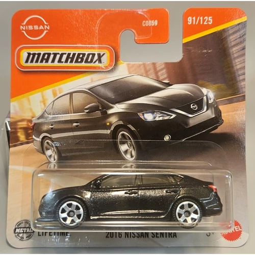 Nissan Sentra 2016 Matchbox modell 