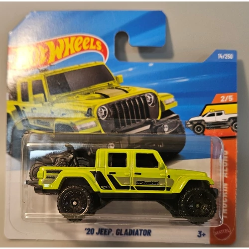 20 Jeep Gladiator zöld Hot Wheels 1:64