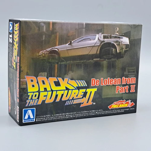 Delorean II. építhető makett 1:43 Aoshima
