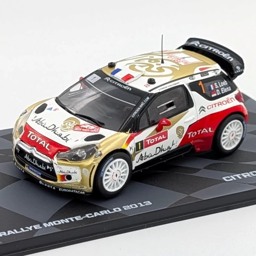 Citroen DS3 WRC #1 Loeb/Elena 2013 1:43 Atlas autó modell