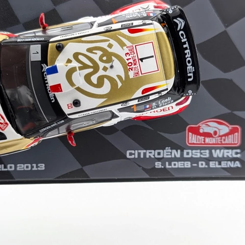 Citroen DS3 WRC #1 Loeb/Elena 2013 1:43 Atlas autó modell