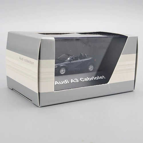 Audi A3 Cabriolet 1:87 H0 kék modell autó