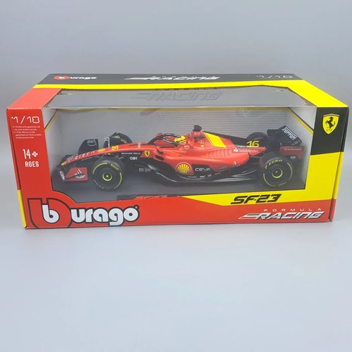 Ferrari SF-23 Bburago F1 autó #16 1:18 fém modellautó Leclerc