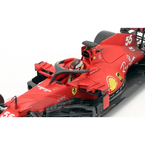 Ferrari SF21 #55 Carlos Sainz Jr. 1:18 autómodell
